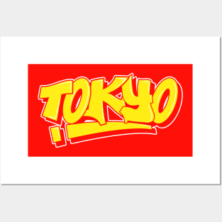 Tokyo Graffiti Art Posters and Art